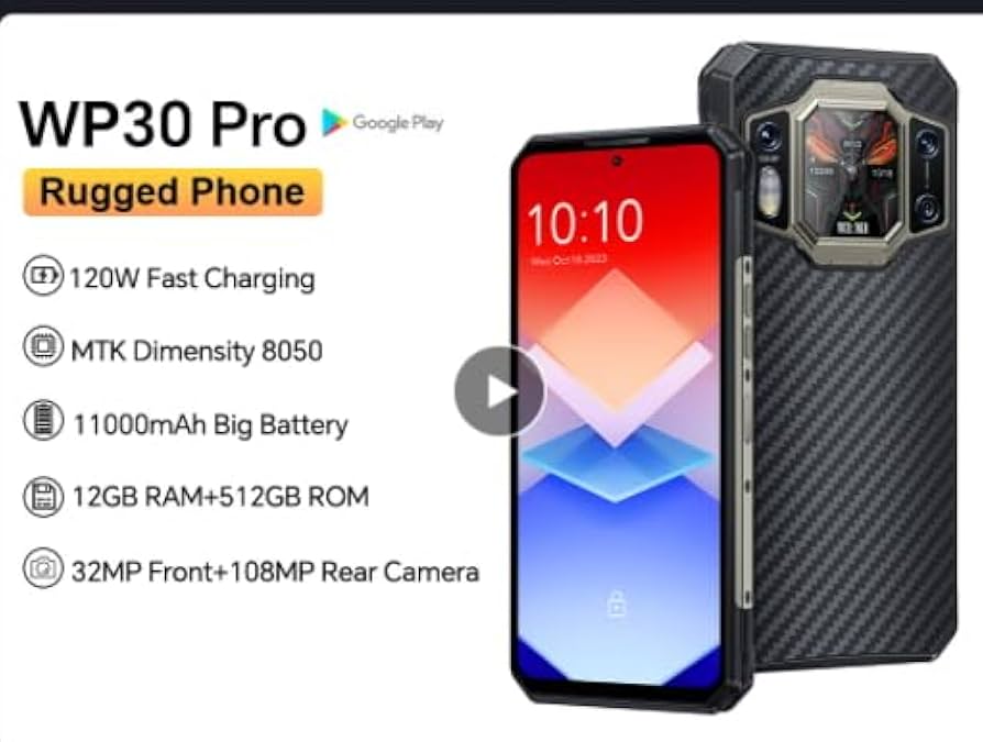 Amazon | Oukite WP 30 Pro 120 W 5 G堅牢型アンドロイド Amazon | Oukite WP 30 Pro 120 W 5 G堅牢型アンドロイド